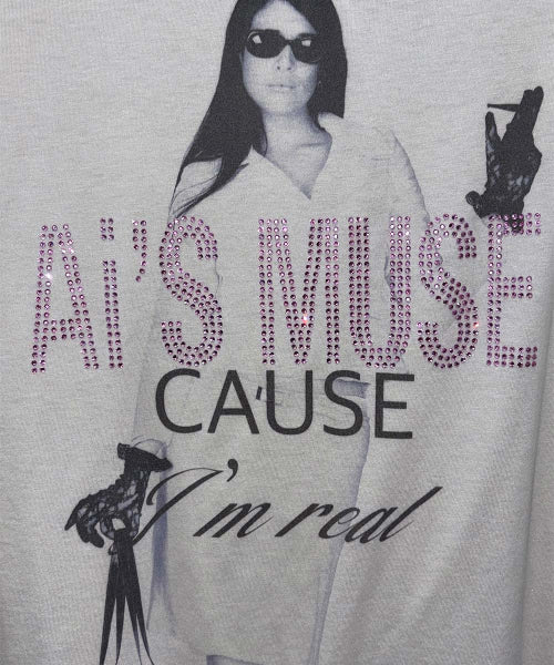 URBAN MUSE TEE PALE - 2 COLORS GREY