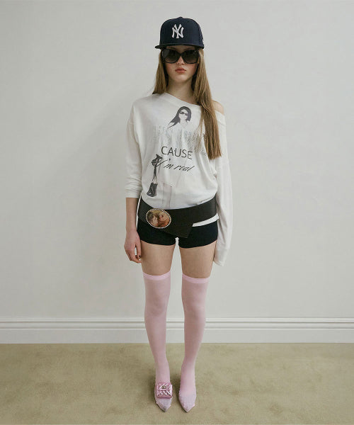 URBAN MUSE TEE PALE - 2 COLORS WHITE