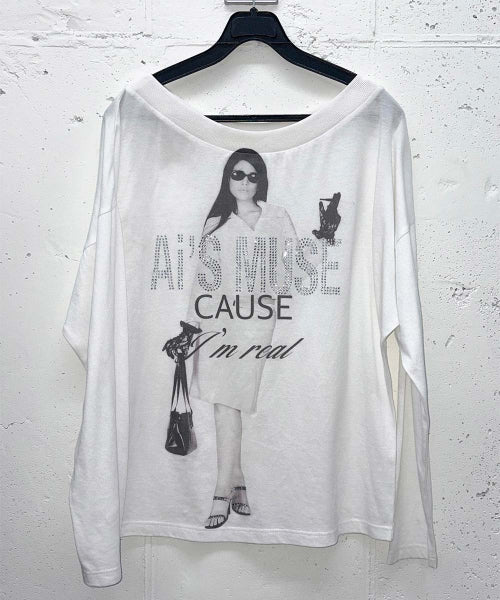 URBAN MUSE TEE PALE - 2 COLORS WHITE
