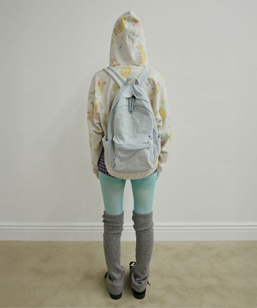 GRUMPY GIRL NYLON BACKPACK MATT AS SHOWN