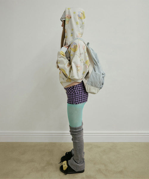 GRUMPY GIRL NYLON BACKPACK MATT AS SHOWN