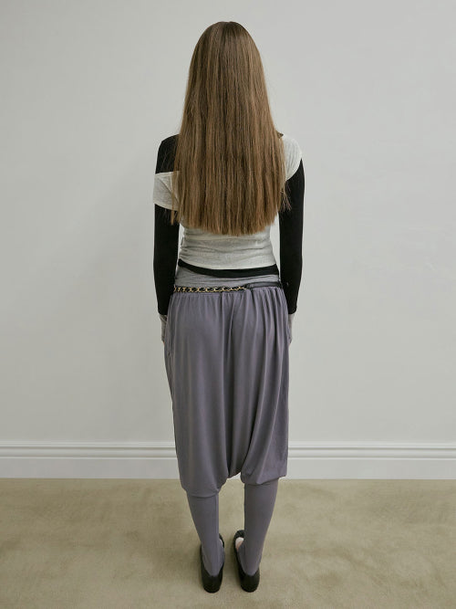 LAZY LAYERED TEE SALMON - 7 COLORS AS SHOWN