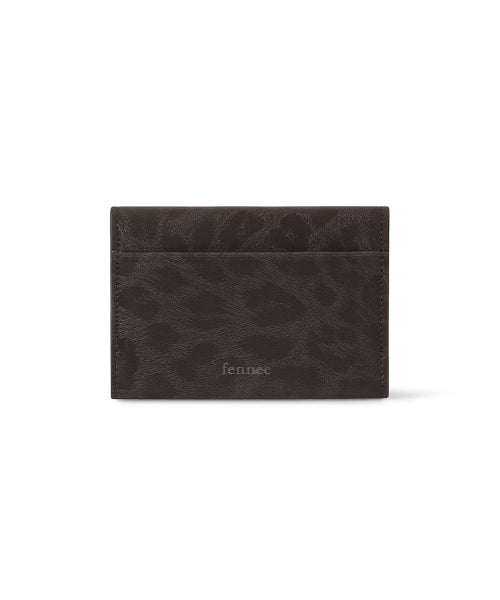 TRIANGLE NAME POCKET LEOPARD - 3 COLORS BROWN