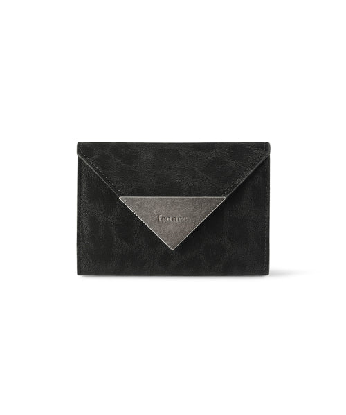 TRIANGLE NAME POCKET LEOPARD - 3 COLORS BLACK