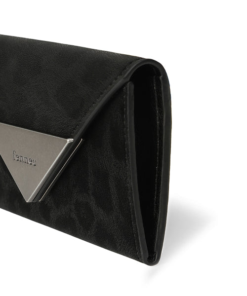 TRIANGLE NAME POCKET LEOPARD - 3 COLORS BLACK