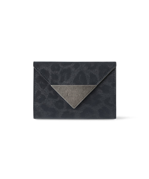 TRIANGLE NAME POCKET LEOPARD - 3 COLORS NAVY