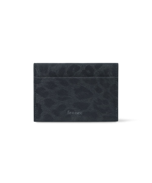 TRIANGLE NAME POCKET LEOPARD - 3 COLORS NAVY