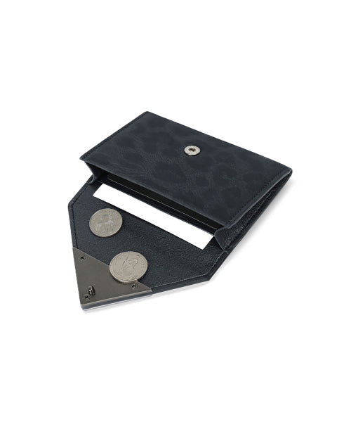 TRIANGLE NAME POCKET LEOPARD - 3 COLORS NAVY