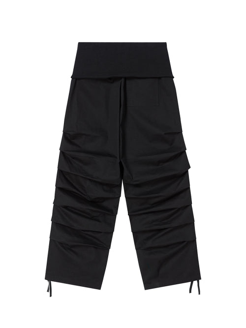 TUCK PANTS BLACK - 2 COLORS