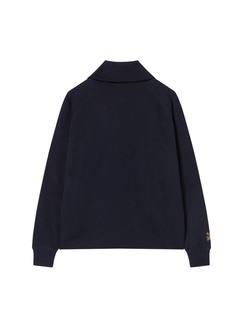 BUTTON UP CARDIGAN NAVY - 2 COLORS