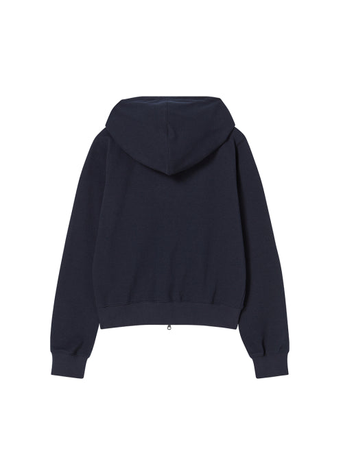 LETTER N HOOD ZIP-UP NAVY - 2 COLORS