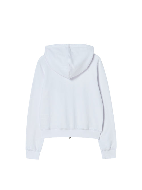 BURST INTO ROSE HOOD ZIP-UP