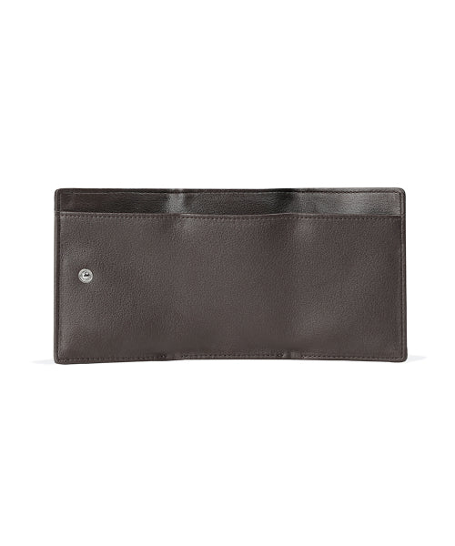 TRIANGLE TRIPLE WALLET LEOPARD - 3 COLORS BROWN