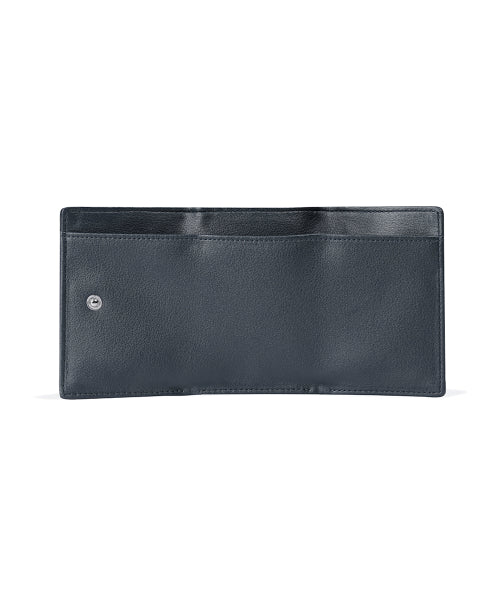 TRIANGLE TRIPLE WALLET LEOPARD - 3 COLORS NAVY