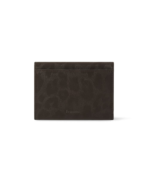 TRIANGLE DOCO WALLET LEOPARD - 3 COLORS BROWN