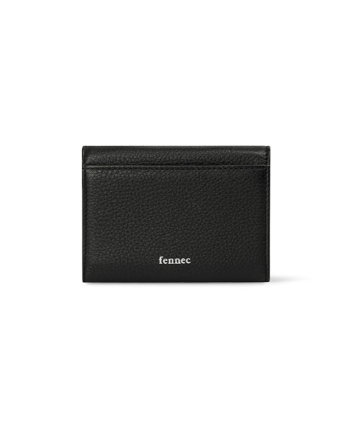 TRIANGLE DOCO WALLET LEOPARD - 3 COLORS BLACK