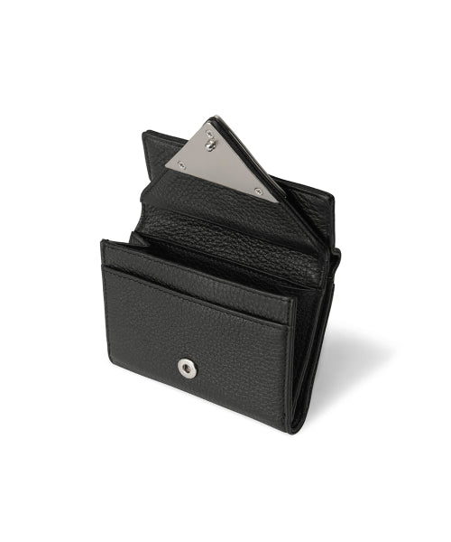 TRIANGLE DOCO WALLET LEOPARD - 3 COLORS BLACK