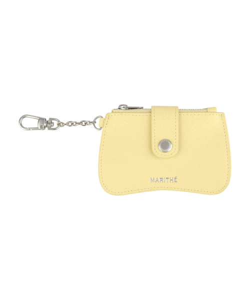 REGULAR LOGO PEANUT KEYRING WALLET - 3 COLORS YELLOW