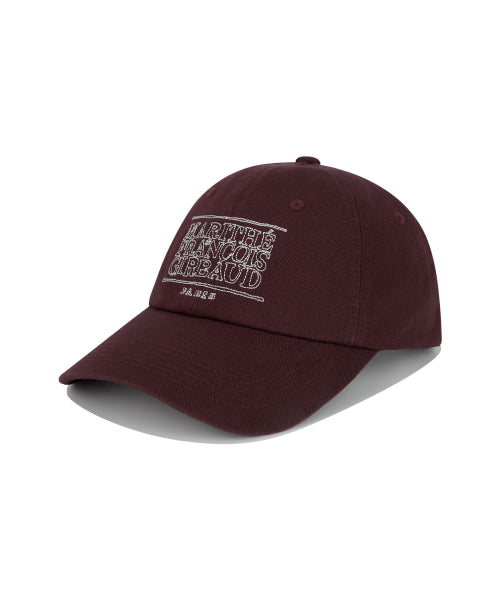 DOODLE CLASSIC LOGO COVERED CAP - 4 COLORS BURGUNDY