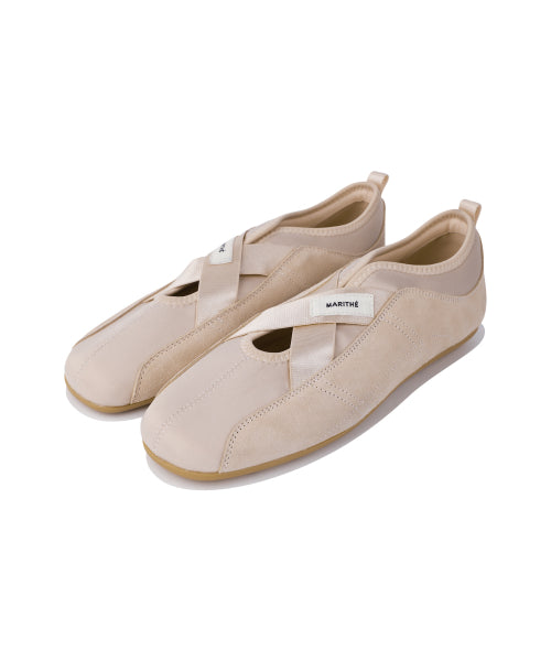 W BANDING FLATS SNEAKERS - 3 COLORS PINK