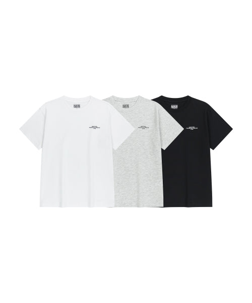 3PACK LETTERING LOGO TEE - 2 COLORS AS SHOWN