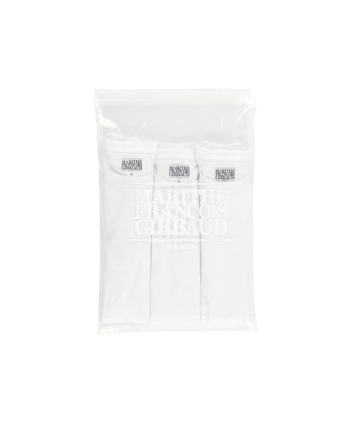 W 3PACK CIRCLE LOGO TEE - 2 COLORS WHITE
