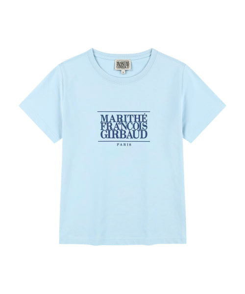 W CLASSIC LOGO TEE BLUE
