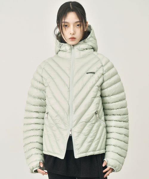 NICOLE LIGHT WEIGHT HOODY PADDING #徐睿知同款! - 6 COLORS MINT