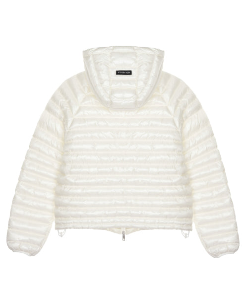 NICOLE LIGHT WEIGHT HOODY PADDING #徐睿知同款! - 6 COLORS CREAM