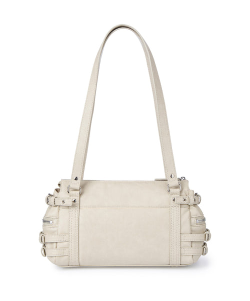 BELTED POCKET MINI SHOULDER BAG - 3 COLORS BEIGE