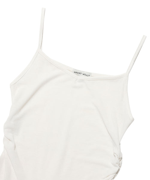 FRILL LAYERED SLEEVELESS #GISELLE同款! WHITE