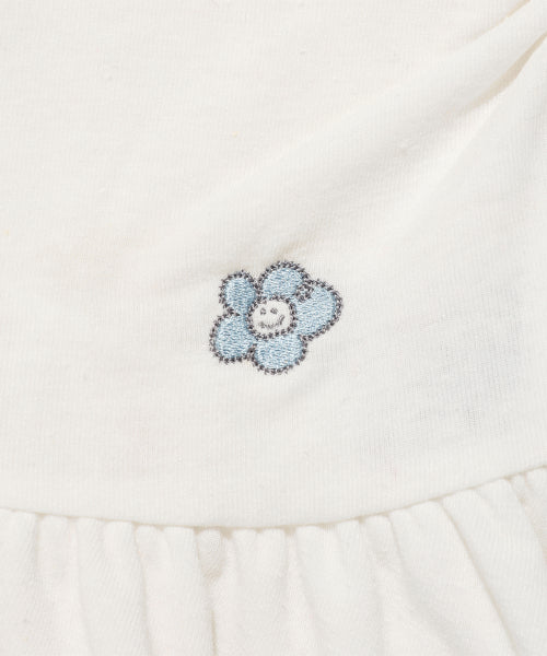 FRILL LAYERED SLEEVELESS #GISELLE同款! WHITE