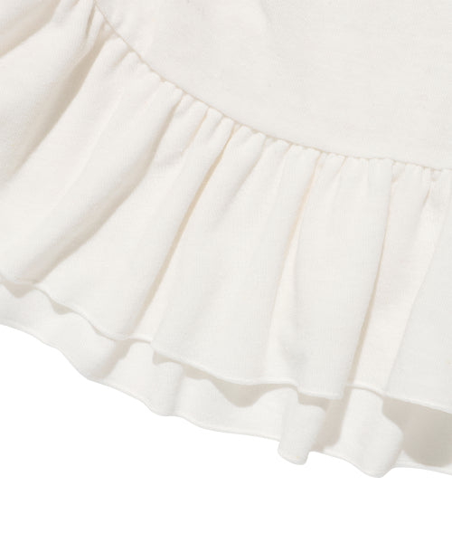 FRILL LAYERED SLEEVELESS #GISELLE同款! WHITE