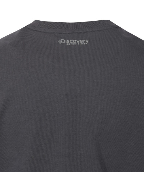 WOMEN FRESHVENT NATURE GRAPHIC TEE #NINGNING同款！ - 3 COLORS GREY