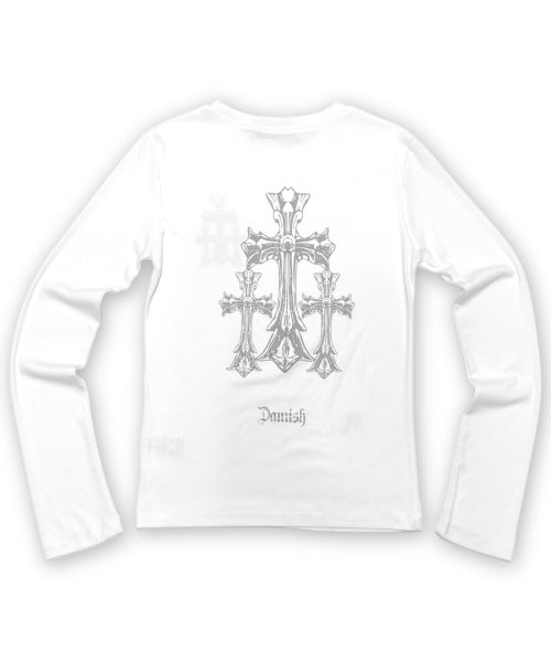 CROSS SLEEVE LONG - 2 COLORS WHITE