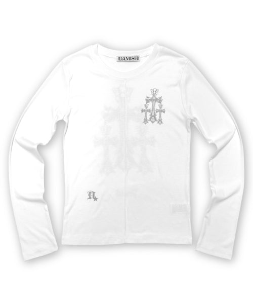 CROSS SLEEVE LONG - 2 COLORS WHITE