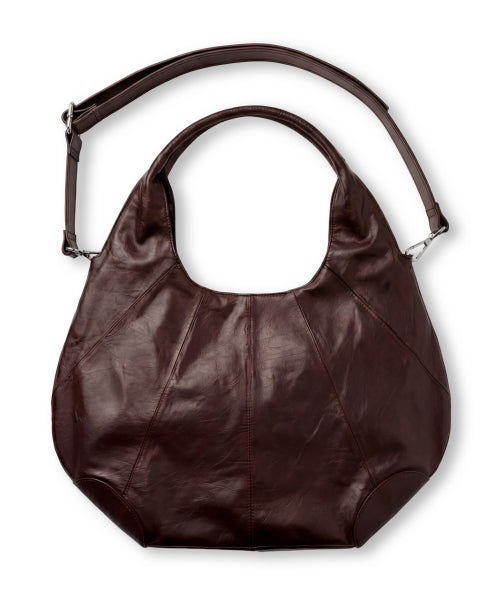 PITCHER HOBO BAG BROWN - 2 COLORS BROWN