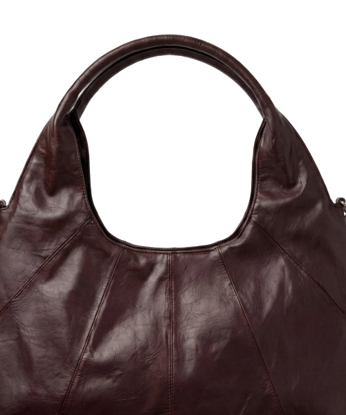 PITCHER HOBO BAG BROWN - 2 COLORS BROWN