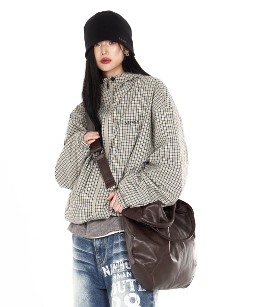PITCHER HOBO BAG BROWN - 2 COLORS BROWN