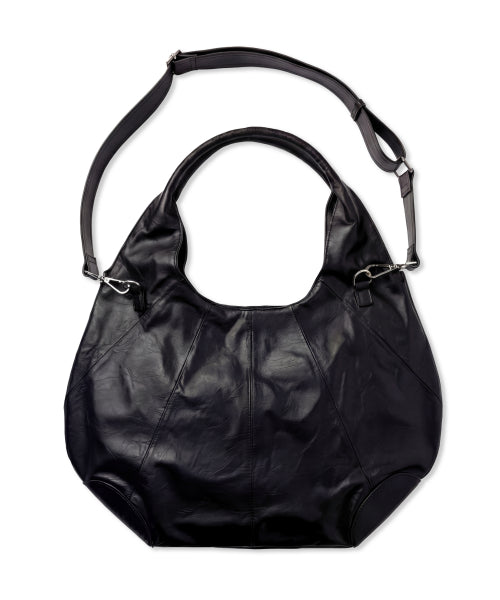 PITCHER HOBO BAG BROWN - 2 COLORS BLACK