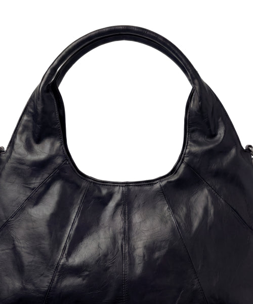 PITCHER HOBO BAG BROWN - 2 COLORS BLACK