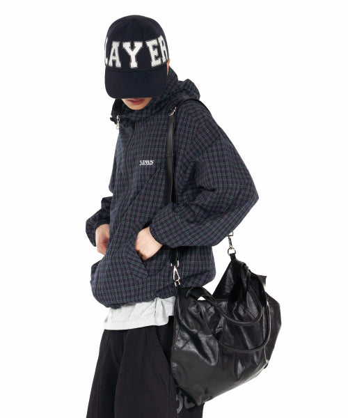 PITCHER HOBO BAG BROWN - 2 COLORS BLACK