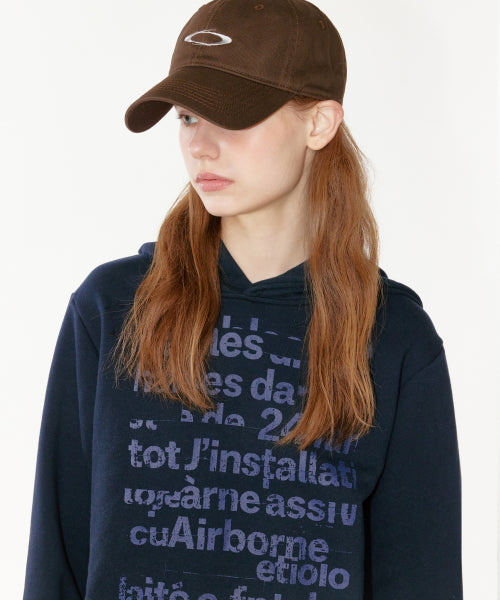 MULTI LETTERING HOODIE - 2 COLORS NAVY