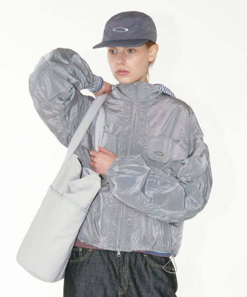 LINE SHIRRING WINDBREAKER - 2 COLORS GREY