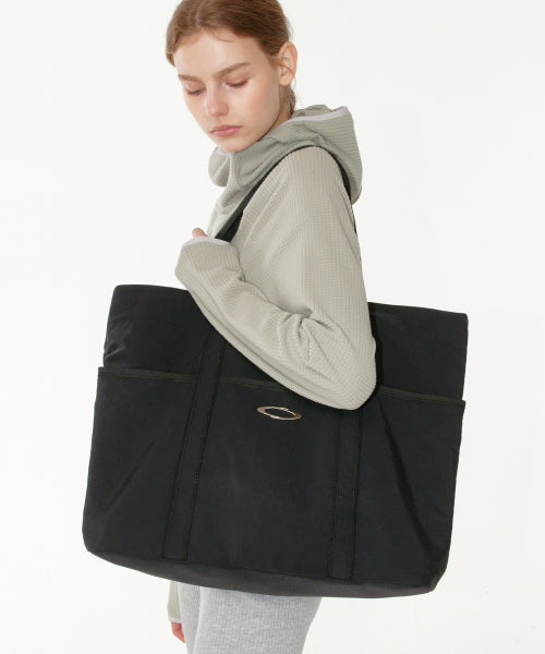 ESSENTIAL BIG TOTE BAG - 2 COLORS BLACK
