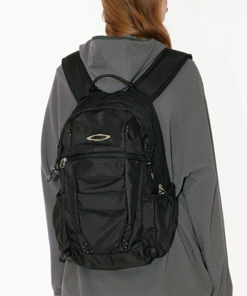 NYLON LAYER BACKPACK - 2 COLORS BLACK