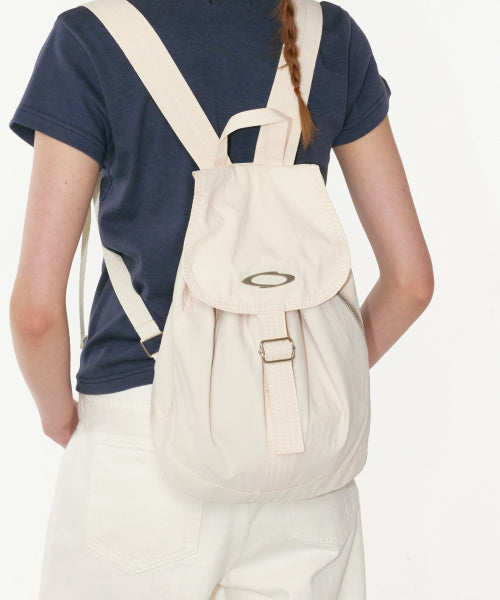 LIGHT MINI FLAP BACKPACK - 3 COLORS IVORY