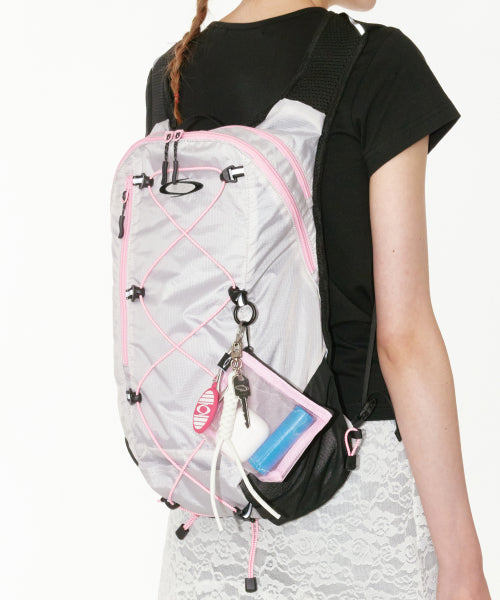 STRING SYMBOL BACKPACK - 3 COLORS PINK
