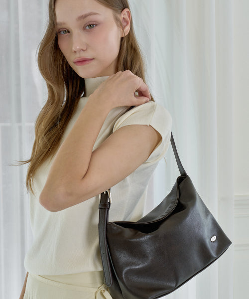 EVELYN SHOULDER BAG - 4 COLORS DARK BROWN