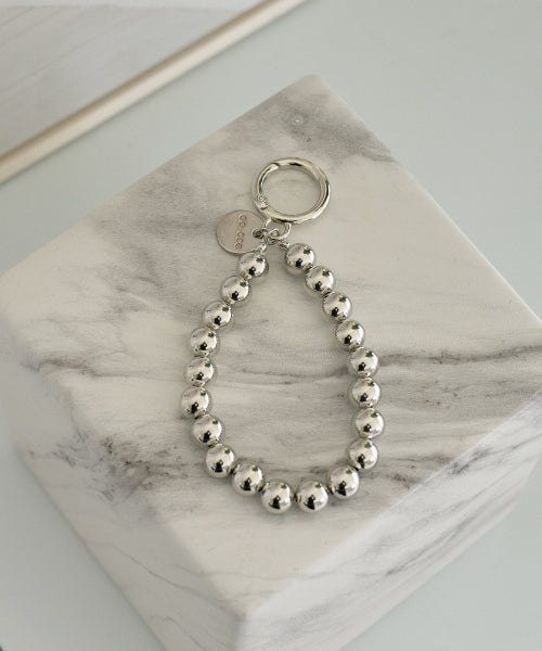 DROP KEYRING SILVER